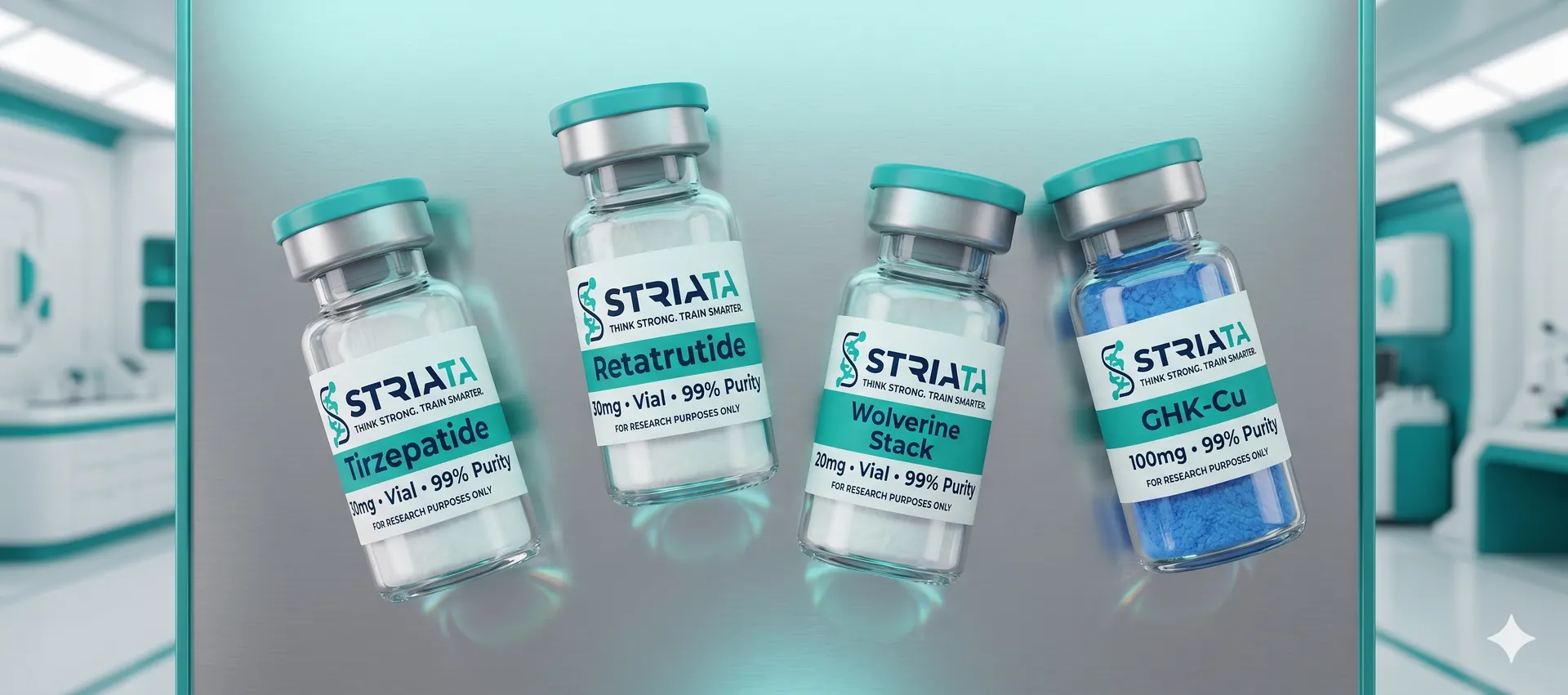 STRIATA peptide vials