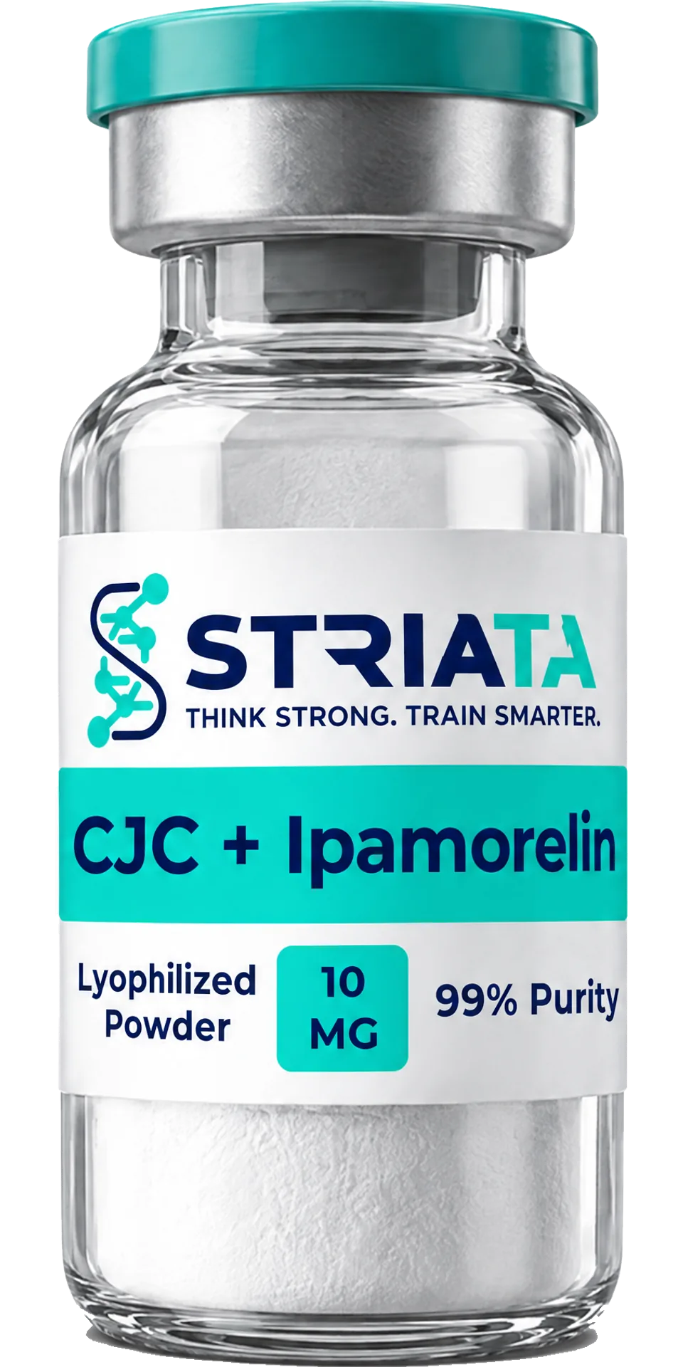 CJC-1295 + Ipamorelin Stack vial from STRIATA