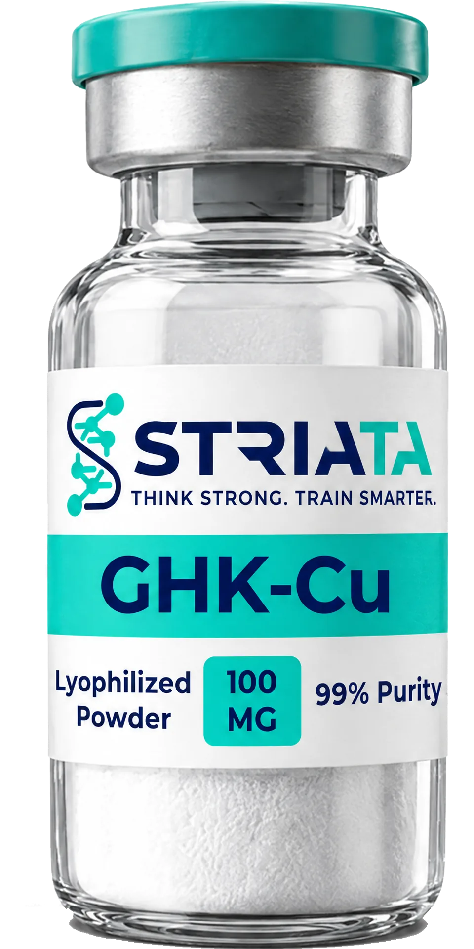 GHK-Cu vial from STRIATA