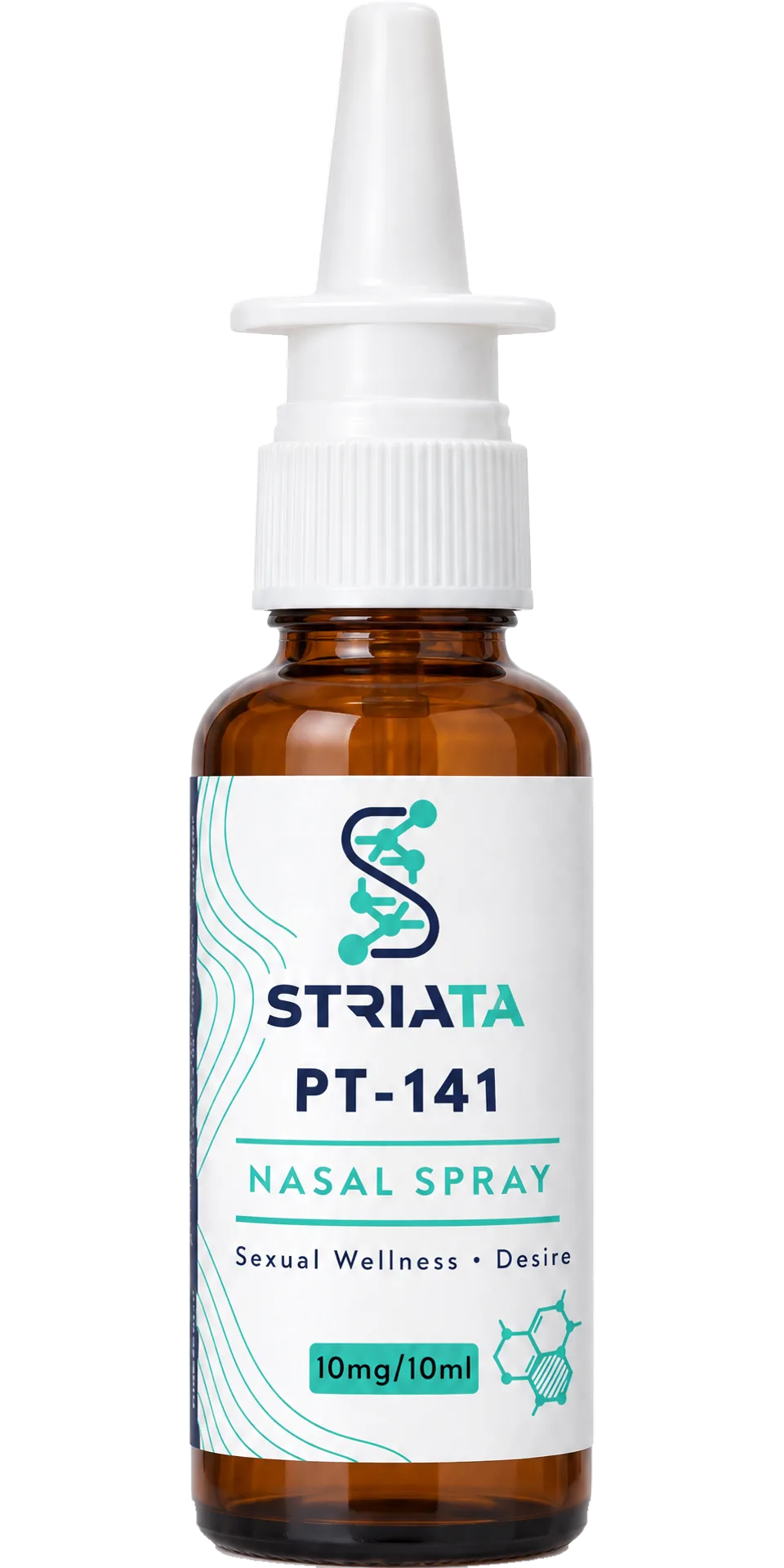 PT-141 Nasal Spray, 10ml amber bottle from STRIATA
