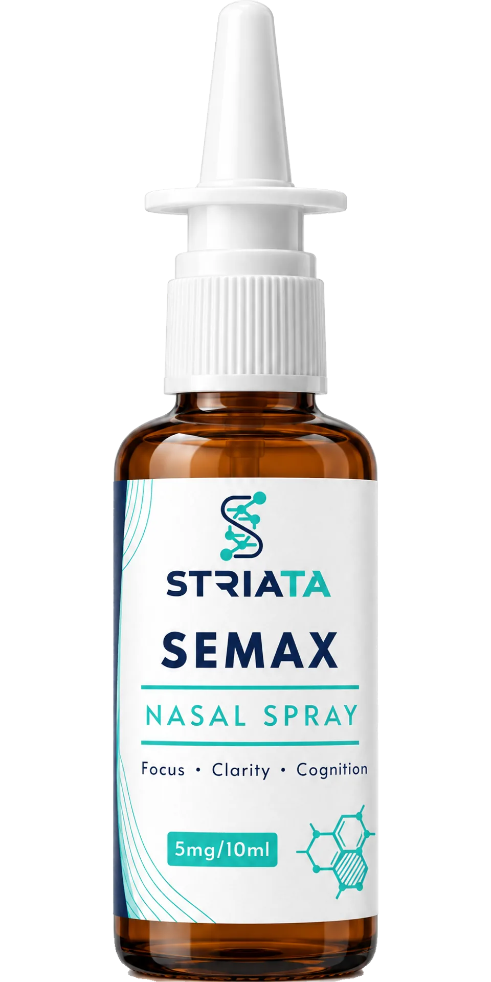 Semax Nasal Spray, 10ml amber bottle from STRIATA